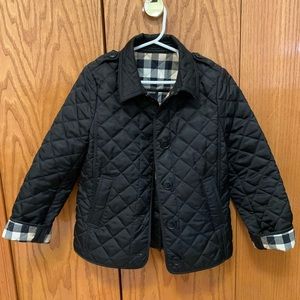 SOLD-Burberry kids quilted jacket